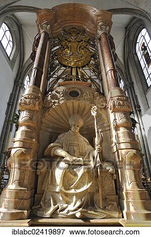 Stock Photo - Willibaldschor, western choir, Eichstaett Cathedral, Eichstaett, Bavaria, Germany, Europe. Fotosearch