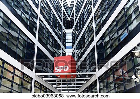 Willy Brandt Haus Spd Headquarters Building In The German Capital