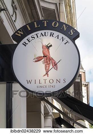 "Wiltons restaurant sign in Jermyn Street, London, England, United Kingdom, Europe" View Large Photo Image Stock Photo - "Wiltons restaurant sign in Jermyn Street, London, England, United Kingdom, Europe". Fotosearch