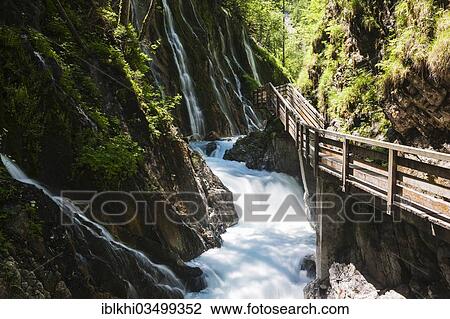 "Wimbach brook and waterfalls in the Wimbachklamm gorge, Wimbach valley, Ramsau bei Berchtesgaden, Berchtesgadener Land District, Upper Bavaria, Bavaria, Germany, Europe" View Large Photo Image Stock Image - "Wimbach brook and waterfalls in the Wimbachklamm gorge, Wimbach valley, Ramsau bei Berchtesgaden, Berchtesgadener Land District, Upper Bavaria, Bavaria, Germany, Europe". Fotosearch