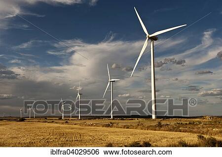 "Wind Park Las Vinas in the municipalities of Valle de Santibanez, Alfoz de Quintanaduenas and Merindad de Rio Ubierna, Burgos, Castilla y Leon, Spain, Europe" View Large Photo Image Stock Photograph - "Wind Park Las Vinas in the municipalities of Valle de Santibanez, Alfoz de Quintanaduenas and Merindad de Rio Ubierna, Burgos, Castilla y Leon, Spain, Europe". Fotosearch