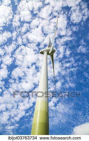 "Wind turbine against a cloudy sky, Werl, North Rhine-Westphalia, Germany, Europe" View Large Photo Image Picture - "Wind turbine against a cloudy sky, Werl, North Rhine-Westphalia, Germany, Europe". Fotosearch
