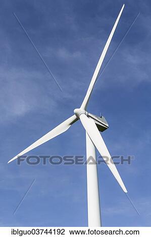 Stock Image - "Wind turbine, Canton of Lucerne, Switzerland, Europe". Fotosearch
