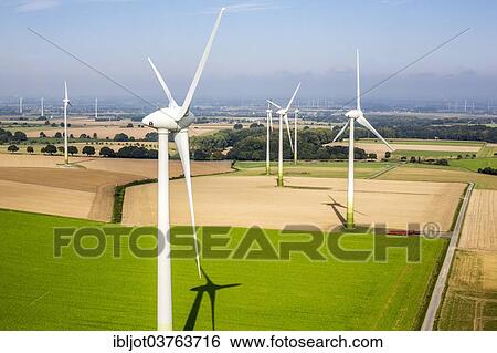 "Wind turbines in fields, wind farm, near Werl, North Rhine-Westphalia, Germany, Europe" View Large Photo Image Stock Photograph - "Wind turbines in fields, wind farm, near Werl, North Rhine-Westphalia, Germany, Europe". Fotosearch