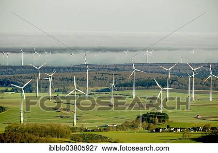 "Wind turbines near Thulen, Brilon, Sauerland region, North Rhine-Westphalia, Germany, Europe" View Large Photo Image Stock Photo - "Wind turbines near Thulen, Brilon, Sauerland region, North Rhine-Westphalia, Germany, Europe". Fotosearch