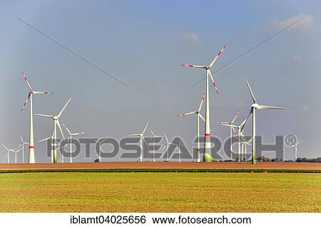 "Wind turbines on farmland, Thuringia, Germany, Europe" View Large Photo Image Stock Photograph - "Wind turbines on farmland, Thuringia, Germany, Europe". Fotosearch