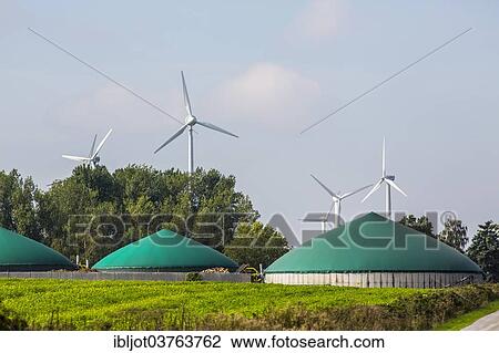 "Wind turbines, wind farm and a biogas plant, Werl, North Rhine-Westphalia, Germany, Europe" View Large Photo Image Stock Image - "Wind turbines, wind farm and a biogas plant, Werl, North Rhine-Westphalia, Germany, Europe". Fotosearch