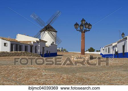 "Windmill, Campo de Criptana, Route of Don Quijote, Ciudad Real province, Castilla-La Mancha, Spain, Europe" View Large Photo Image Stock Photo - "Windmill, Campo de Criptana, Route of Don Quijote, Ciudad Real province, Castilla-La Mancha, Spain, Europe". Fotosearch