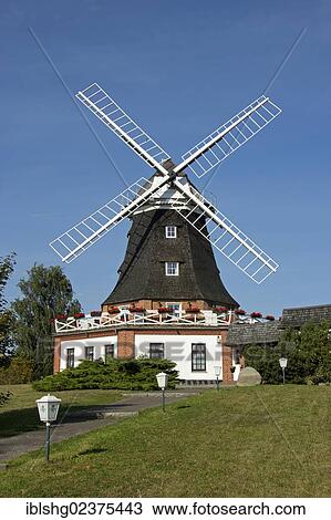"Windmill, Kluetz, Mecklenburg-Western Pomerania, Germany, Europe" View Large Photo Image Stock Image - "Windmill, Kluetz, Mecklenburg-Western Pomerania, Germany, Europe". Fotosearch