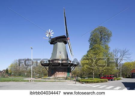 "Windmill """"Kopperhorner Muhle"""", from 1839, Wilhelmshaven, Lower Saxony, Germany, Europe" View Large Photo Image Stock Photo - "Windmill """"Kopperhorner Muhle"""", from 1839, Wilhelmshaven, Lower Saxony, Germany, Europe". Fotosearch