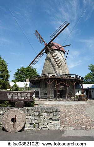 "Windmill, Kuressaare, Saaremaa, Estonia, Baltic States, Europe" View Large Photo Image Stock Photo - "Windmill, Kuressaare, Saaremaa, Estonia, Baltic States, Europe". Fotosearch