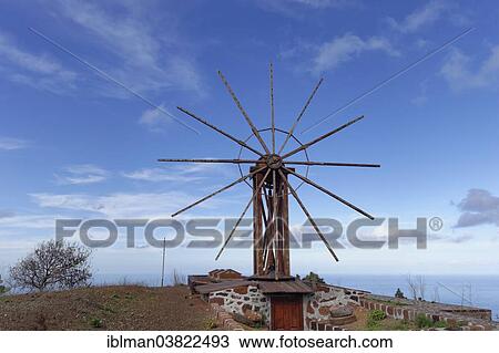 "Windmill, Las Tricias, La Palma, Canary Islands, Spain, Europe" View Large Photo Image Stock Image - "Windmill, Las Tricias, La Palma, Canary Islands, Spain, Europe". Fotosearch