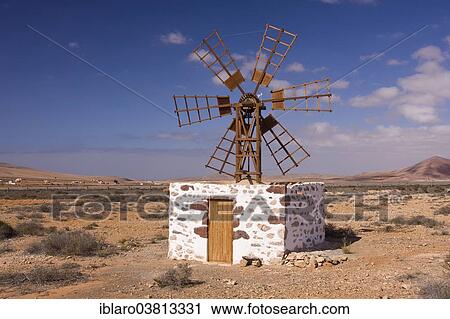 "Windmill near Antigua, Fuerteventura, Canary Islands, Spain, Europe" View Large Photo Image Stock Image - "Windmill near Antigua, Fuerteventura, Canary Islands, Spain, Europe". Fotosearch
