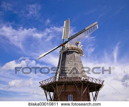 "Windmill, Norden, East Frisia, Lower Saxony, Germany, Europe" View Large Photo Image Stock Image - "Windmill, Norden, East Frisia, Lower Saxony, Germany, Europe". Fotosearch