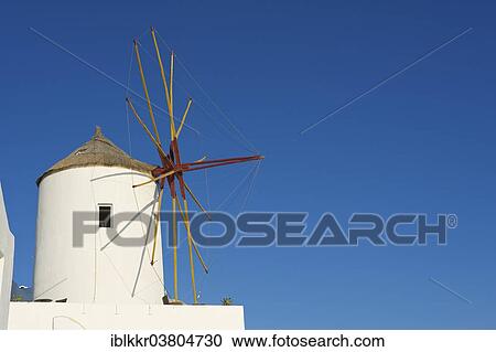 "Windmill, Oia, Santorini, Cyclades, Greece, Europe" View Large Photo Image Stock Image - "Windmill, Oia, Santorini, Cyclades, Greece, Europe". Fotosearch