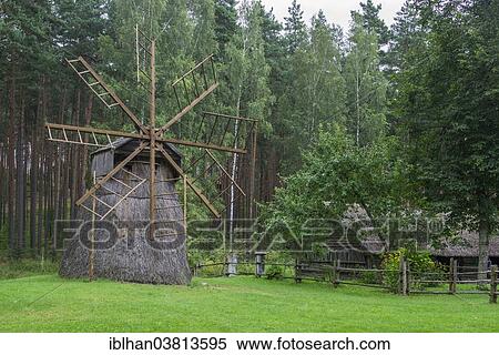 "Windmill, open-air museum, BerÄ£i, Riga, Rigas pilseta, Latvia, Europe" View Large Photo Image Stock Photography - "Windmill, open-air museum, BerÄ£i, Riga, Rigas pilseta, Latvia, Europe". Fotosearch