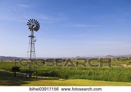 "Windmill, Oudtshoorn, Karoo semi-desert landscape, Western Cape, South Africa, Africa" View Large Photo Image Stock Photograph - "Windmill, Oudtshoorn, Karoo semi-desert landscape, Western Cape, South Africa, Africa". Fotosearch