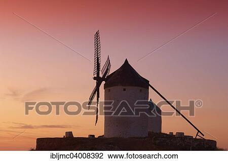 "Windmill, Route of Don Quixote, Consuegra, Toledo province, Castilla-La Mancha, Spain, Europe" View Large Photo Image Stock Image - "Windmill, Route of Don Quixote, Consuegra, Toledo province, Castilla-La Mancha, Spain, Europe". Fotosearch