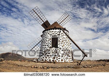 "Windmill, Villaverde, Fuerteventura, Canary Islands, Spain, Europe" View Large Photo Image Stock Image - "Windmill, Villaverde, Fuerteventura, Canary Islands, Spain, Europe". Fotosearch
