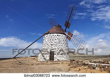 "Windmill, Villaverde, Fuerteventura, Canary Islands, Spain, Europe" View Large Photo Image Stock Image - "Windmill, Villaverde, Fuerteventura, Canary Islands, Spain, Europe". Fotosearch