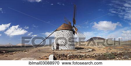 "Windmill, Villaverde, Fuerteventura, Canary Islands, Spain, Europe" View Large Photo Image Stock Image - "Windmill, Villaverde, Fuerteventura, Canary Islands, Spain, Europe". Fotosearch