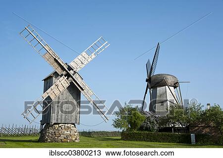 "Windmills, Angla, Saaremaa Island, Estonia, Baltic States, Europe" View Large Photo Image Stock Image - "Windmills, Angla, Saaremaa Island, Estonia, Baltic States, Europe". Fotosearch