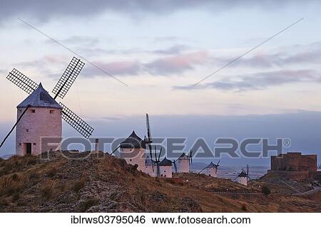 "Windmills in Consuegra, Castile-La Mancha, Spain, Europe" View Large Photo Image Stock Photograph - "Windmills in Consuegra, Castile-La Mancha, Spain, Europe". Fotosearch