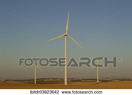 "Windmills in the evening light on a wind farm near Sanlucar de Barrameda, Cadiz province, Andalucia, Spain, Europe" View Large Photo Image Stock Image - "Windmills in the evening light on a wind farm near Sanlucar de Barrameda, Cadiz province, Andalucia, Spain, Europe". Fotosearch