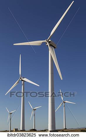 "Windmills on a wind farm near Tarifa, Cadiz province, Andalucia, Spain, Europe" View Large Photo Image Stock Photography - "Windmills on a wind farm near Tarifa, Cadiz province, Andalucia, Spain, Europe". Fotosearch
