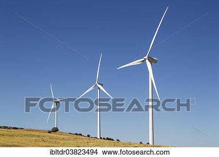 "Windmills on a wind farm near Zahara de los Atunes, Cadiz province, Andalucia, Spain, Europe" View Large Photo Image Picture - "Windmills on a wind farm near Zahara de los Atunes, Cadiz province, Andalucia, Spain, Europe". Fotosearch