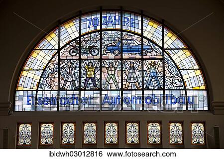 "Window in Eisenach Railway Station, 70 years of Eisenach automobile construction, Thuringer Wald, Eisenach, Thuringia, Germany, Europe" View Large Photo Image Stock Photograph - "Window in Eisenach Railway Station, 70 years of Eisenach automobile construction, Thuringer Wald, Eisenach, Thuringia, Germany, Europe". Fotosearch