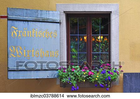 "Window with shutters and flower-box of a Franconian inn, Rothenburg ob der Tauber, Middle Franconia, Bavaria, Germany, Europe" View Large Photo Image Picture - "Window with shutters and flower-box of a Franconian inn, Rothenburg ob der Tauber, Middle Franconia, Bavaria, Germany, Europe". Fotosearch
