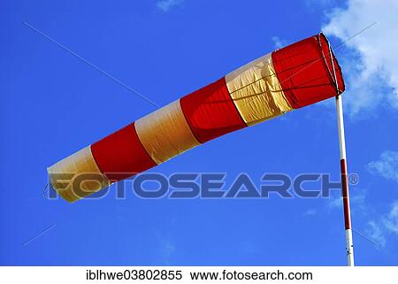 Windsock on a pole View Large Photo Image Stock Photography - Windsock on a pole. Fotosearch