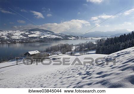"Winter landscape, Irrsee lake, Zell am Moos, Salzkammergut, Austria, Europe" View Large Photo Image Picture - "Winter landscape, Irrsee lake, Zell am Moos, Salzkammergut, Austria, Europe". Fotosearch