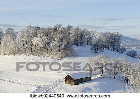 "Winter landscape, view from the Aidlinger Hoehe on the Pfaffenwinkel region, Upper Bavaria, Bavaria, Germany, Europe" View Large Photo Image Stock Image - "Winter landscape, view from the Aidlinger Hoehe on the Pfaffenwinkel region, Upper Bavaria, Bavaria, Germany, Europe". Fotosearch