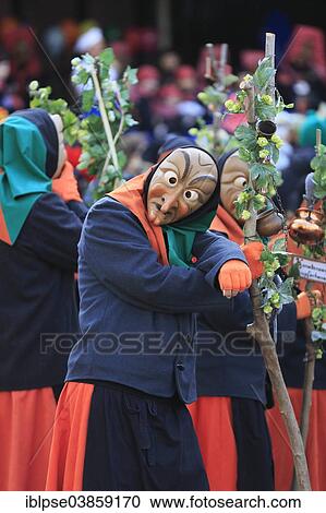 "Witches with masks, parade of Alemannic carnival clubs, Konstanz, Baden-Wurttemberg, Germany, Europe" View Large Photo Image Stock Image - "Witches with masks, parade of Alemannic carnival clubs, Konstanz, Baden-Wurttemberg, Germany, Europe". Fotosearch