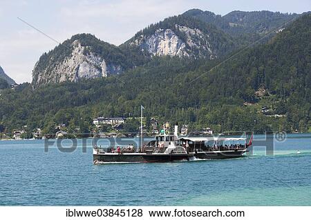 "Wolfgangseeschifffahrt, passenger ship, steamer Kaiser Franz Josef, Wolfgang, Sankt Gilgen, Salzkammergut, Salzburg State, Austria, Europe" View Large Photo Image Stock Photo - "Wolfgangseeschifffahrt, passenger ship, steamer Kaiser Franz Josef, Wolfgang, Sankt Gilgen, Salzkammergut, Salzburg State, Austria, Europe". Fotosearch