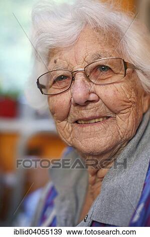 "Woman, 93 years, portrait" View Large Photo Image Stock Photo - "Woman, 93 years, portrait". Fotosearch