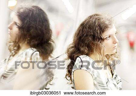 "Woman and her mirror image, Allgaeu, Kempten, Allgau, Swabia, Bavaria, Germany, Europe" View Large Photo Image Stock Image - "Woman and her mirror image, Allgaeu, Kempten, Allgau, Swabia, Bavaria, Germany, Europe". Fotosearch