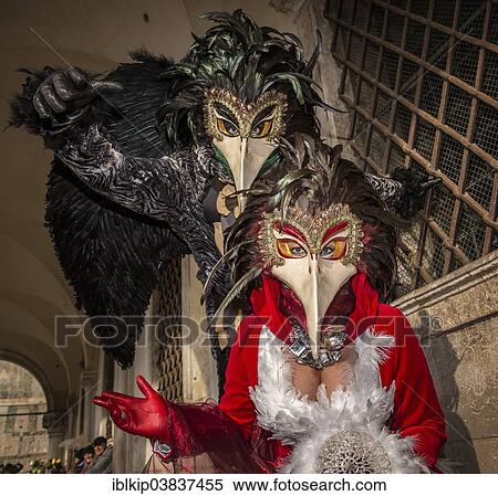 "Woman and man dressed up for the Carnival in Venice, Italy, Europe" View Large Photo Image Stock Photography - "Woman and man dressed up for the Carnival in Venice, Italy, Europe". Fotosearch