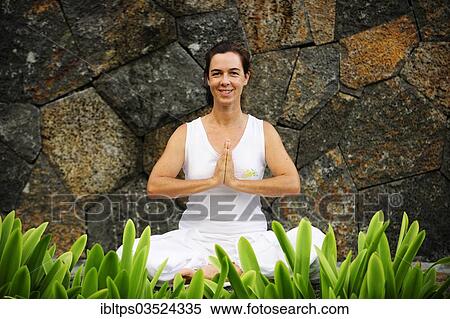 "Woman, early 40s, yoga" View Large Photo Image Stock Photography - "Woman, early 40s, yoga". Fotosearch