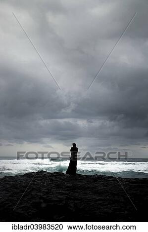 "Woman on the coast, Wild Coast, South Africa, Africa" View Large Photo Image Stock Image - "Woman on the coast, Wild Coast, South Africa, Africa". Fotosearch