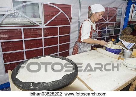 "Woman preparing flatbread for a festival, Sto, Langoya, Vesteralen, Nordland, Norway, Europe" View Large Photo Image Stock Image - "Woman preparing flatbread for a festival, Sto, Langoya, Vesteralen, Nordland, Norway, Europe". Fotosearch