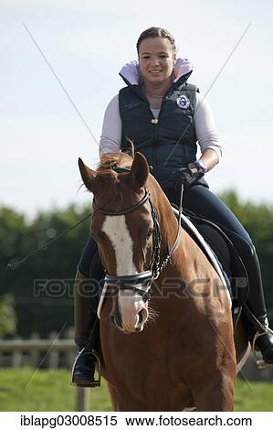 "Woman riding a Hanoverian horse, Germany, Europe" View Large Photo Image Stock Photography - "Woman riding a Hanoverian horse, Germany, Europe". Fotosearch