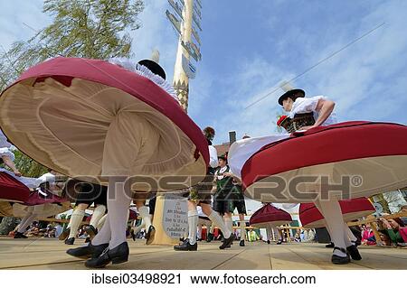 "Women dancing in traditional costume, Mindelheim, Unterallgau District, Bavaria, Germany, Europe" View Large Photo Image Stock Image - "Women dancing in traditional costume, Mindelheim, Unterallgau District, Bavaria, Germany, Europe". Fotosearch