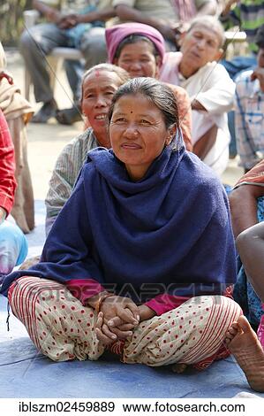 "Women taking part in a village assembly, deprived community near Birathnagar, Terai region, Nepal, Asia" View Large Photo Image Stock Photo - "Women taking part in a village assembly, deprived community near Birathnagar, Terai region, Nepal, Asia". Fotosearch