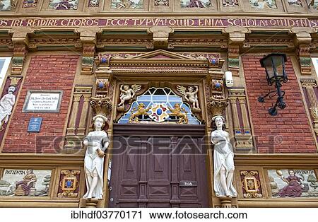 "Wood carvings, Alte Lateinschule Alfeld building, Alfeld, Lower Saxony, Germany, Europe" View Large Photo Image Stock Image - "Wood carvings, Alte Lateinschule Alfeld building, Alfeld, Lower Saxony, Germany, Europe". Fotosearch