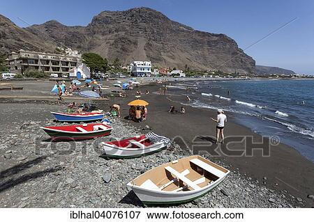 "Wooden boats on the beach, Playa La Calera, Tequergenche at the back, Valle Gran Rey, La Gomera, Canary Islands, Spain, Europe" View Large Photo Image Stock Photo - "Wooden boats on the beach, Playa La Calera, Tequergenche at the back, Valle Gran Rey, La Gomera, Canary Islands, Spain, Europe". Fotosearch