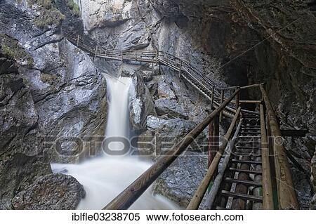 "Wooden bridge and a waterfall in Baerenschuetzklamm gorge, Mixnitz, Pernegg an der Mur, Graz Mountains, Styria, Austria, Europe" View Large Photo Image Stock Photography - "Wooden bridge and a waterfall in Baerenschuetzklamm gorge, Mixnitz, Pernegg an der Mur, Graz Mountains, Styria, Austria, Europe". Fotosearch