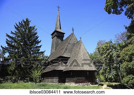 "Wooden church from Dragomiresti, Maramures, in the village museum, Muzeul Satului open-air-museum, Bucharest, Bucure? Öti, Romania, Europe" View Large Photo Image Stock Image - "Wooden church from Dragomiresti, Maramures, in the village museum, Muzeul Satului open-air-museum, Bucharest, Bucure? Öti, Romania, Europe". Fotosearch